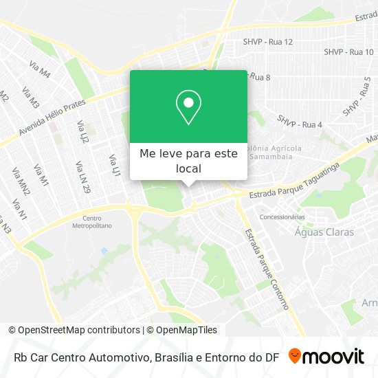 Rb Car Centro Automotivo mapa