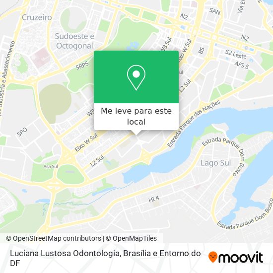 Luciana Lustosa Odontologia mapa