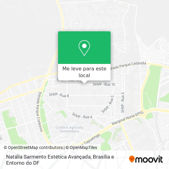 Natália Sarmento Estética Avançada mapa