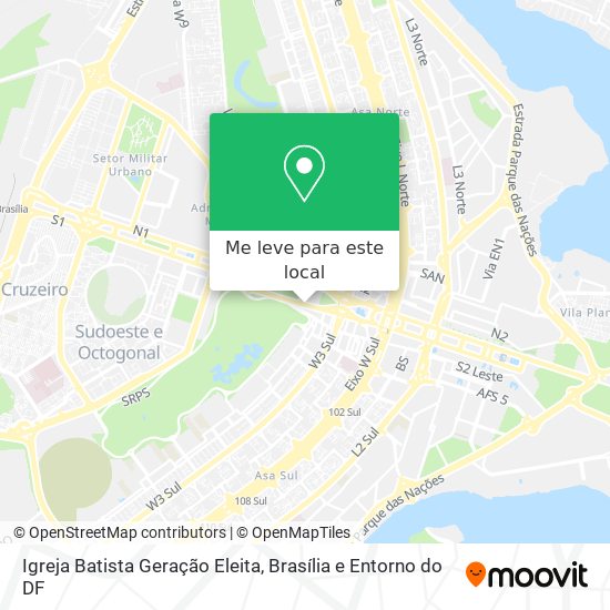 Igreja Batista Geração Eleita mapa