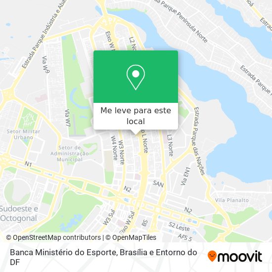 Banca Ministério do Esporte mapa