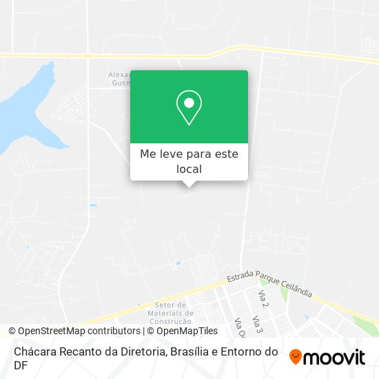 Chácara Recanto da Diretoria mapa