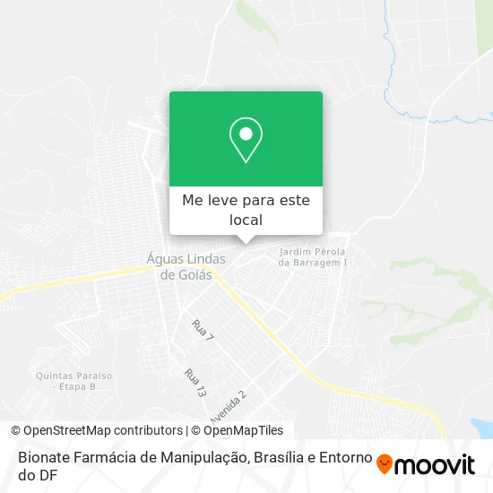 Bionate Farmácia de Manipulação mapa