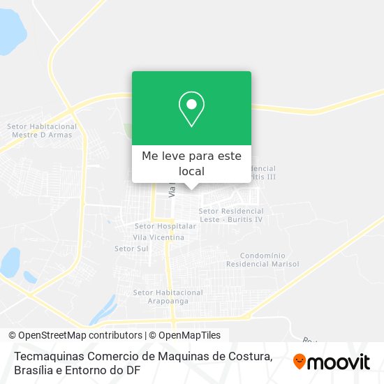 Tecmaquinas Comercio de Maquinas de Costura mapa