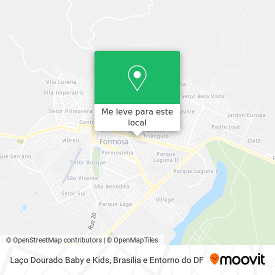 Laço Dourado Baby e Kids mapa