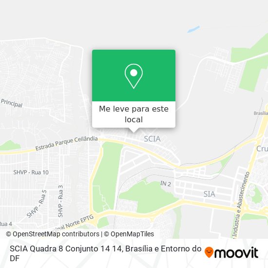 SCIA Quadra 8 Conjunto 14 14 mapa