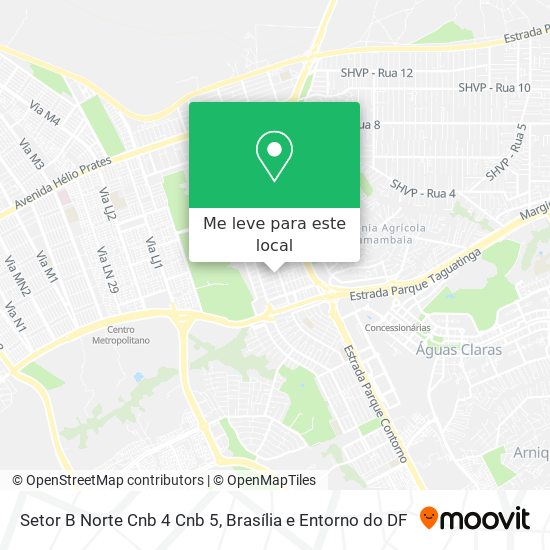 Setor B Norte Cnb 4 Cnb 5 mapa