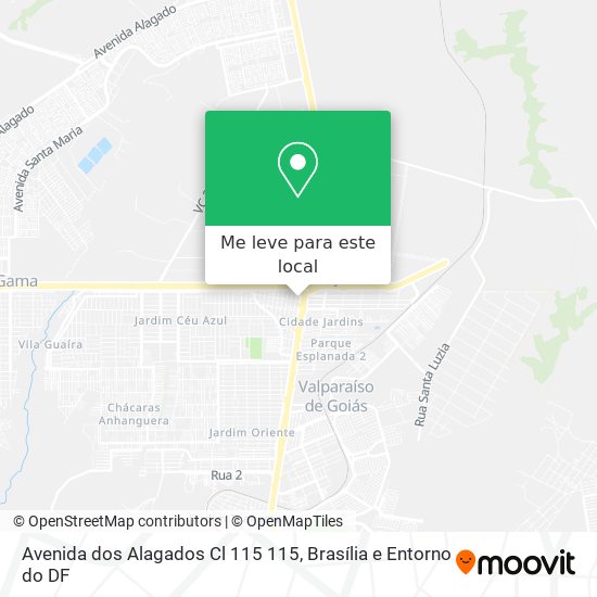 Avenida dos Alagados Cl 115 115 mapa