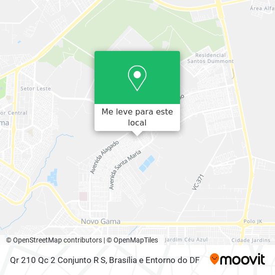 Qr 210 Qc 2 Conjunto R S mapa