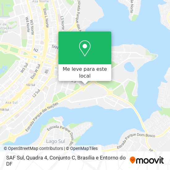 SAF Sul, Quadra 4, Conjunto C mapa