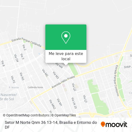 Setor M Norte Qnm 36 13-14 mapa