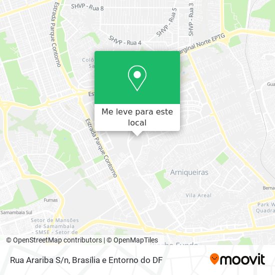 Rua Arariba S/n mapa