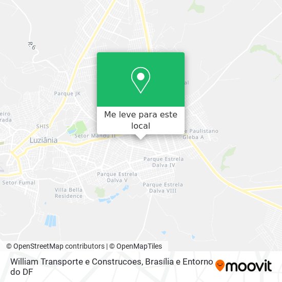 William Transporte e Construcoes mapa