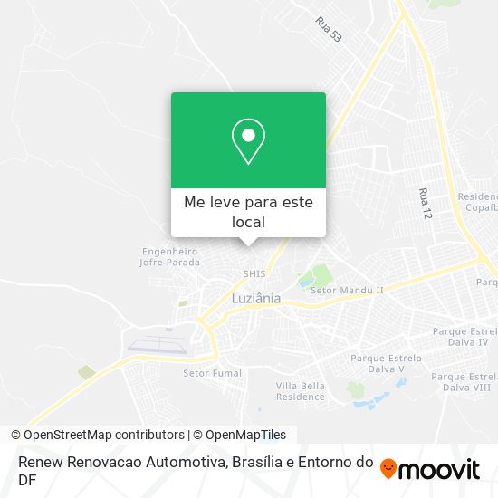 Renew Renovacao Automotiva mapa