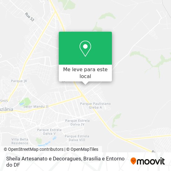 Sheila Artesanato e Decoragues mapa