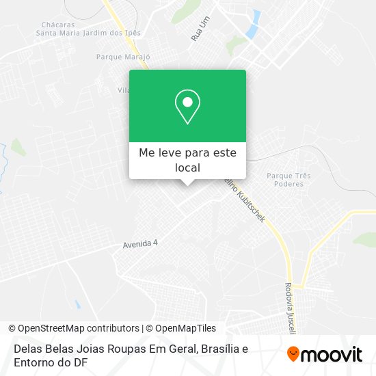 Delas Belas Joias Roupas Em Geral mapa