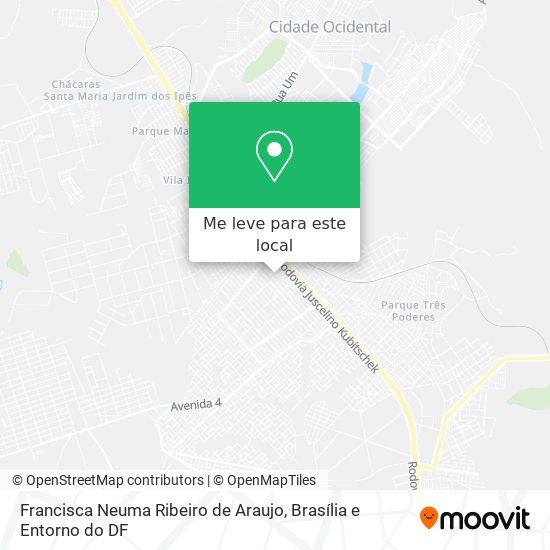 Francisca Neuma Ribeiro de Araujo mapa