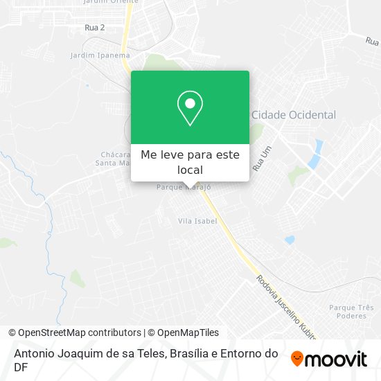 Antonio Joaquim de sa Teles mapa