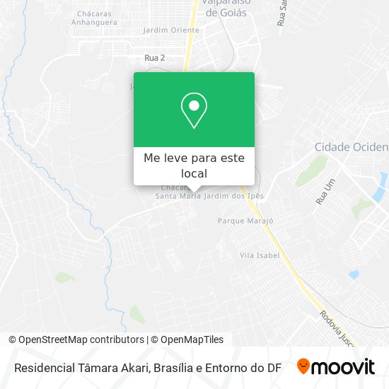 Residencial Tâmara Akari mapa