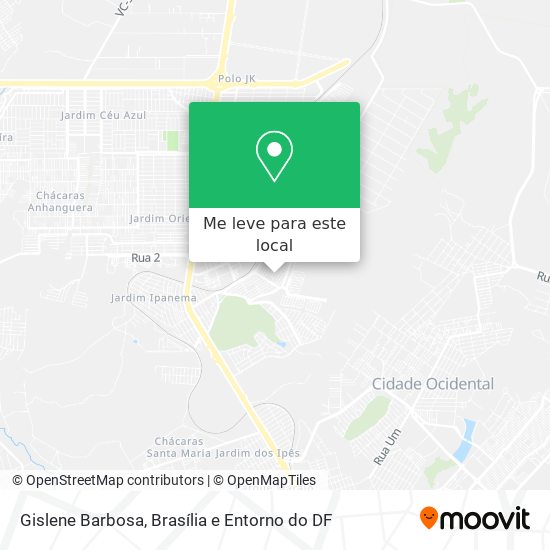 Gislene Barbosa mapa