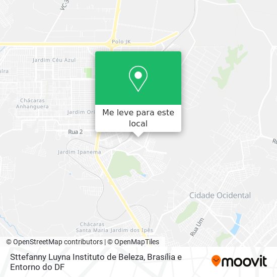 Sttefanny Luyna Instituto de Beleza mapa
