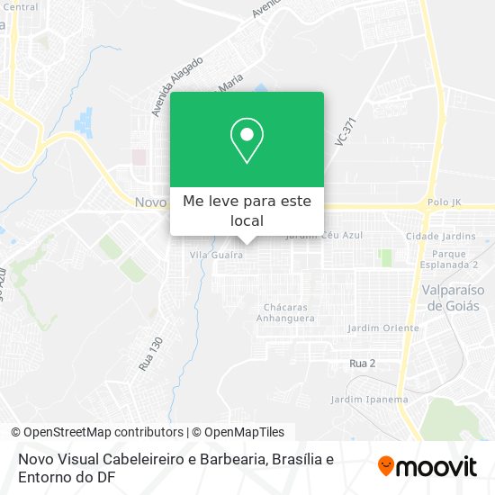 Novo Visual Cabeleireiro e Barbearia mapa