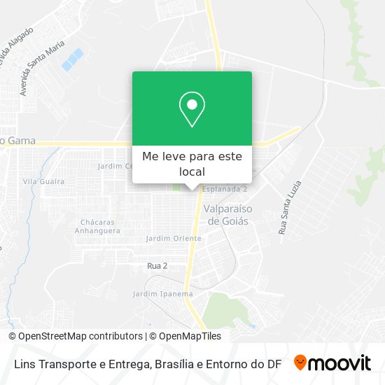 Lins Transporte e Entrega mapa