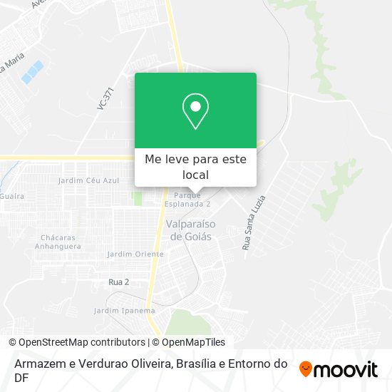 Armazem e Verdurao Oliveira mapa