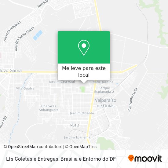 Lfs Coletas e Entregas mapa
