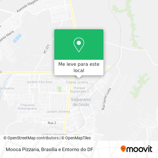Mooca Pizzaria mapa