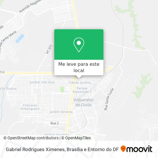 Gabriel Rodrigues Ximenes mapa