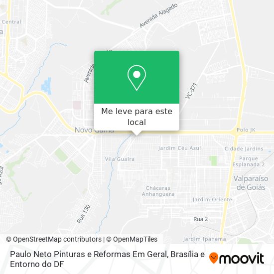 Paulo Neto Pinturas e Reformas Em Geral mapa