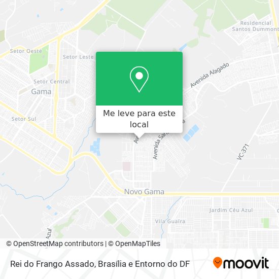 Rei do Frango Assado mapa