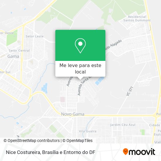Nice Costureira mapa
