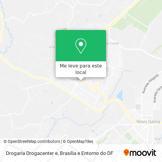 Drogaria Drogacenter e mapa