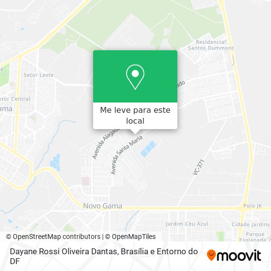 Dayane Rossi Oliveira Dantas mapa