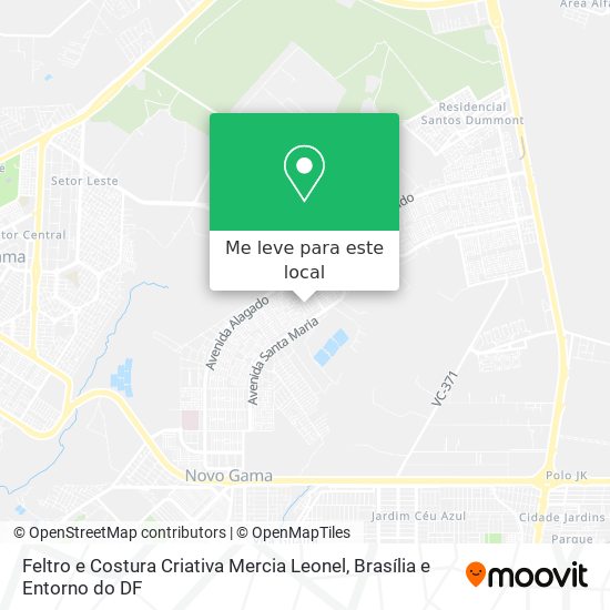 Feltro e Costura Criativa Mercia Leonel mapa