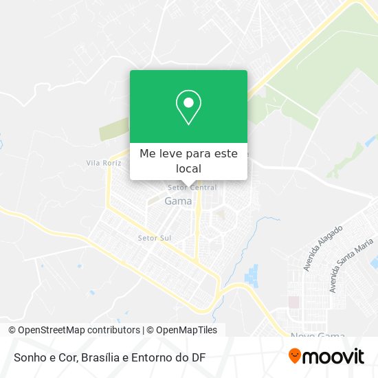Sonho e Cor mapa