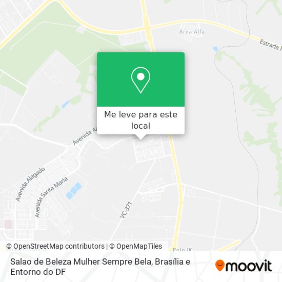 Salao de Beleza Mulher Sempre Bela mapa