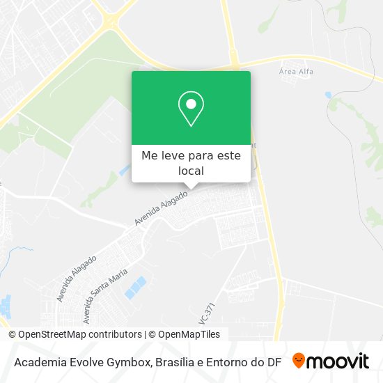 Academia Evolve Gymbox mapa