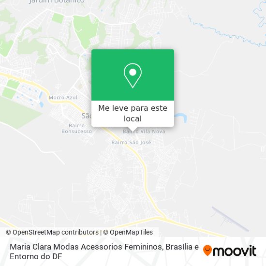 Maria Clara Modas Acessorios Femininos mapa