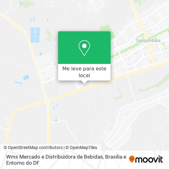 Wms Mercado e Distribuidora de Bebidas mapa