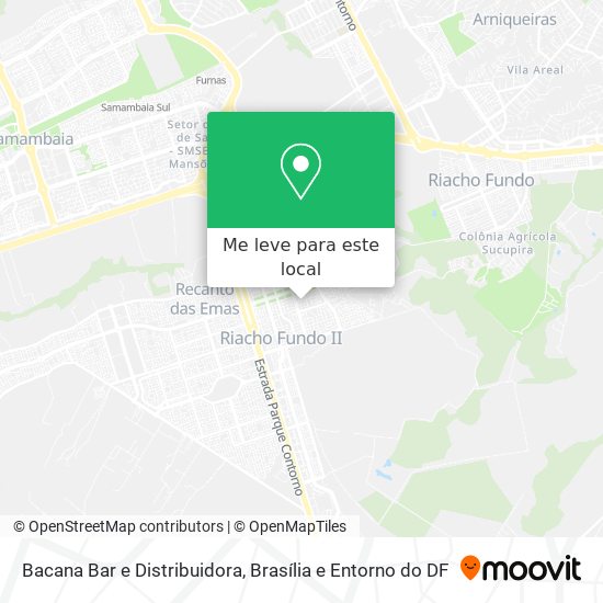 Bacana Bar e Distribuidora mapa