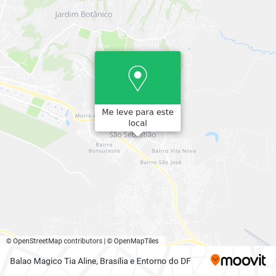 Balao Magico Tia Aline mapa