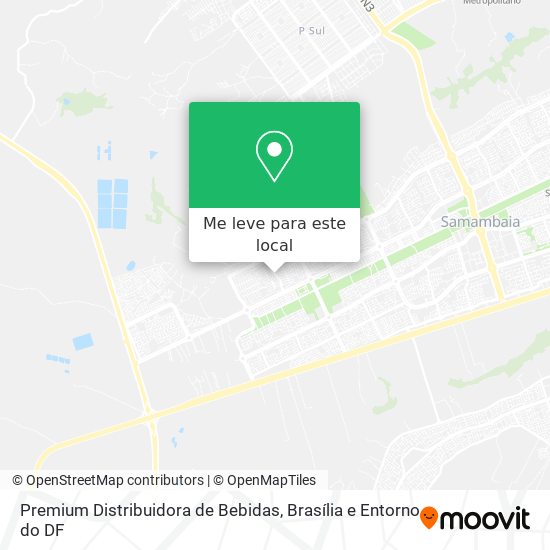 Premium Distribuidora de Bebidas mapa