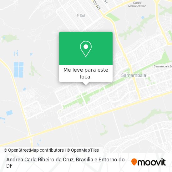 Andrea Carla Ribeiro da Cruz mapa