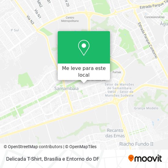 Delicada T-Shirt mapa