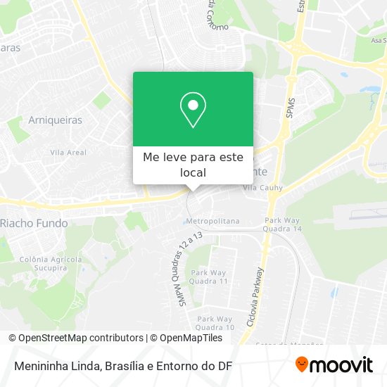 Menininha Linda mapa