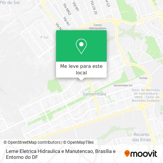 Leme Eletrica Hidraulica e Manutencao mapa