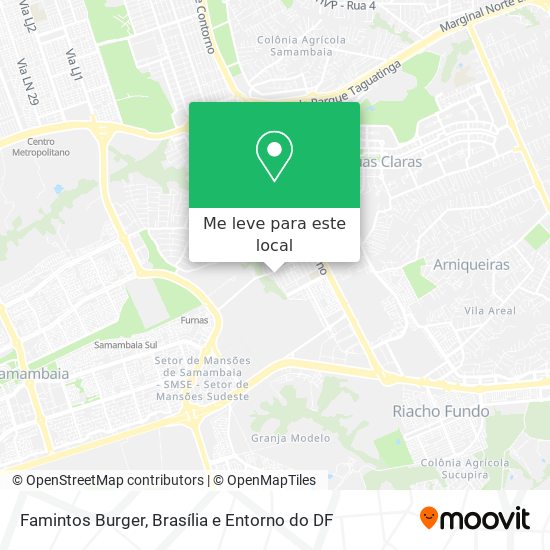 Famintos Burger mapa
